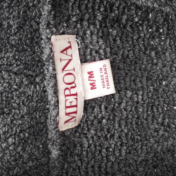 Merona Grey Light Pea Coat, Size M - Picture 4 of 8